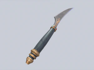 daga de anubis Modelo 3D