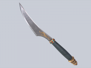 Anubis dagger 3D 模型