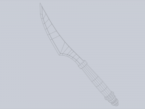 Anubis dagger 3D 模型