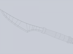 Anubis dagger 3D 模型