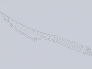 daga de anubis Modelo 3D