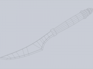 Anubis dagger 3D 模型