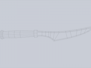 Anubis dagger 3D 模型