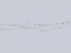 daga de anubis Modelo 3D