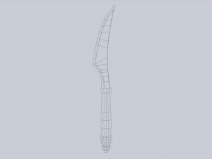 Anubis dagger 3D 模型