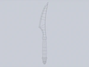 daga de anubis Modelo 3D