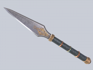 Anubis dagger 3D Model