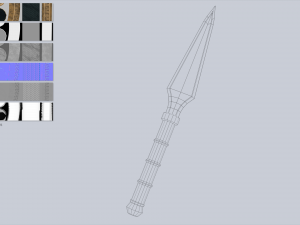 Anubis dagger Modelo 3D