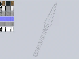 Anubis dagger 3D Model