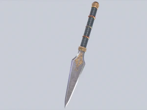 Anubis dagger 3D Model