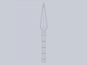 Anubis dagger Modelo 3D