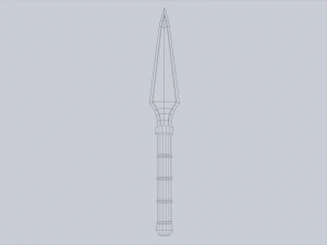 Anubis dagger 3D Model