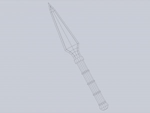 Anubis dagger Modelo 3D