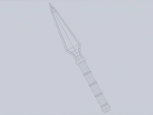 Anubis dagger 3D Model