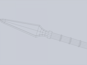 Anubis dagger Modelo 3D