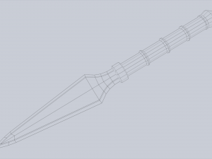 Anubis dagger Modelo 3D