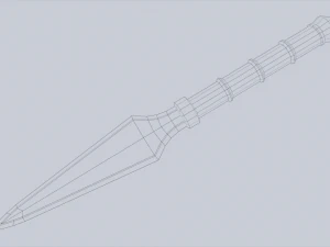 Anubis dagger 3D Model