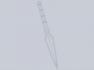 Anubis dagger Modelo 3D