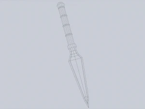 Anubis dagger 3D Model