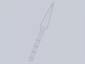 Anubis dagger Modelo 3D