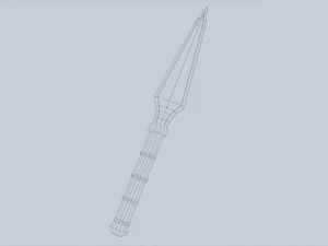 Anubis dagger 3D Model