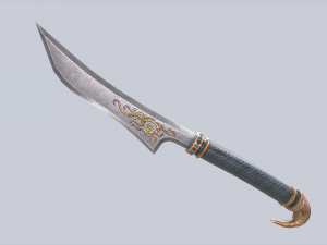 Anubis dagger 3D Model