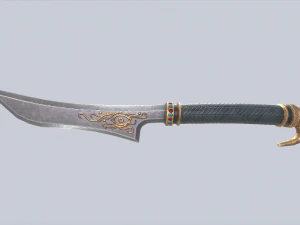 Anubis dagger 3D Model