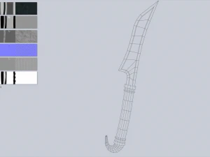 Anubis dagger 3D Model