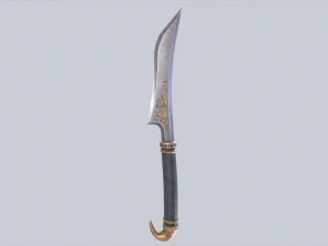 Anubis dagger 3D Model