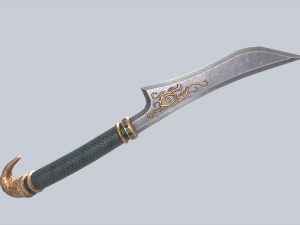 Anubis dagger Model 3D