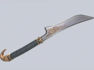 Anubis dagger 3D Model