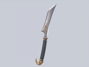 Anubis dagger Model 3D