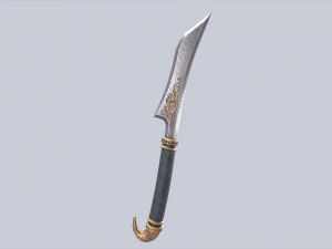 Anubis dagger 3D Model