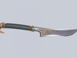 Anubis dagger Model 3D