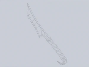 Anubis dagger 3D Model