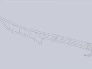 Anubis dagger 3D Model