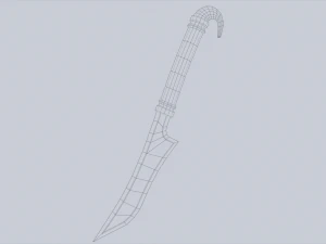 Anubis dagger 3D Model