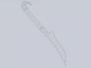 Anubis dagger 3D Model