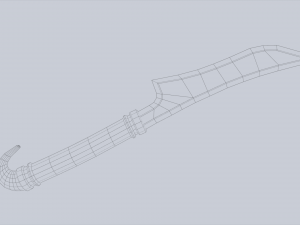 Anubis dagger Model 3D