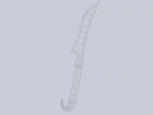 Anubis dagger Model 3D