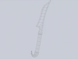 Anubis dagger 3D Model