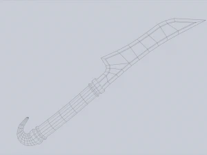 Anubis dagger 3D Model