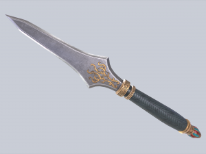 Anubis dagger 3D Model
