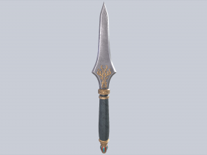 Anubis dagger Modelo 3D