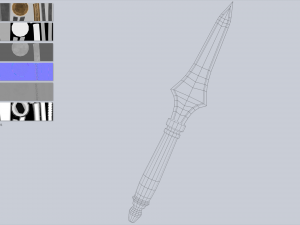 Anubis dagger Modelo 3D