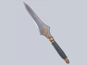 Anubis dagger Modelo 3D