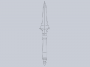 Anubis dagger Modelo 3D