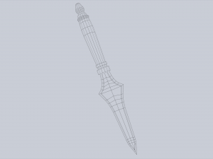 Anubis dagger Modelo 3D