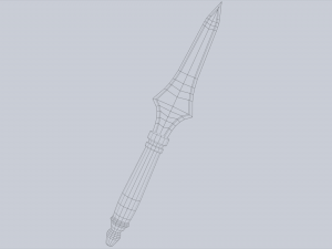 Anubis dagger Modelo 3D