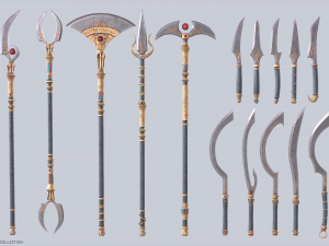 Anubis ultimate weapon collection 3D Model